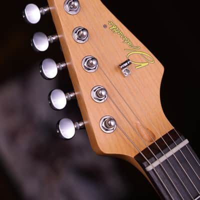 Dhatarattha HSS Strat-Style – Surf Blue Nitro Relic image 7