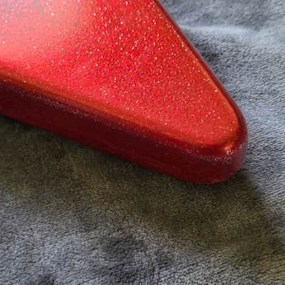 1984 Ibanez DB700 Destroyer 4 String Vintage Japan Electric Bass - Custom Red Sparkle Finish + OHSC image 15