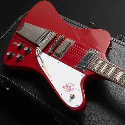Gibson Custom Shop/Murphy Lab 1963 Firebird V With Maestro Vibrola - Cardinal Red Light Aged image 4