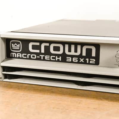 Crown Macro-Tech 36x12 2-Channel Power Amplifier CG015TM image 4