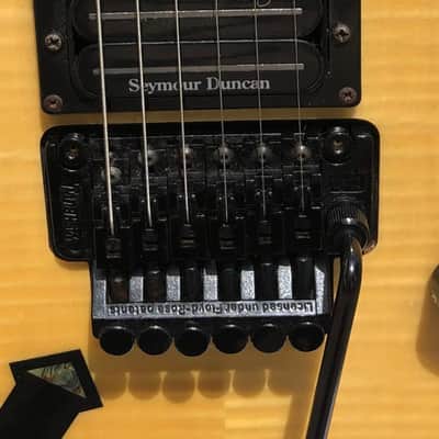 Washburn Dime BSG ‘The Cross’ with original Hardshell case and COA Boogiestreet ‘the cross’ 2005-2006 - Maple flame top image 5