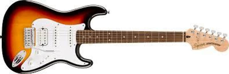 SQUIER - Affinity Series Stratocaster Junior HSS  Laurel Fingerboard  White Pickguard  3-Color Sunburst - 0378180500 image 1