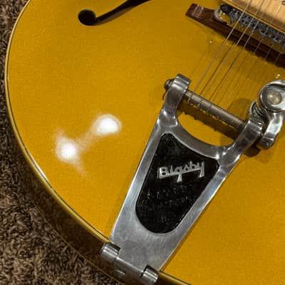1990 Gibson ES-295 1st Year Reissue Bullion Gold MINT* image 12