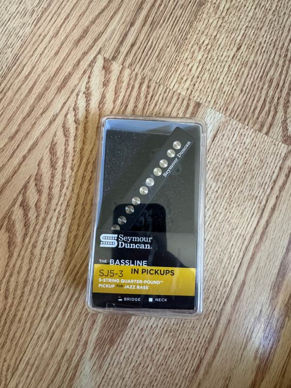 Seymour Duncan SJ5-3b Quarter Pound 5-String Jazz Bass Bridge Pickup 2010s - Black image 1