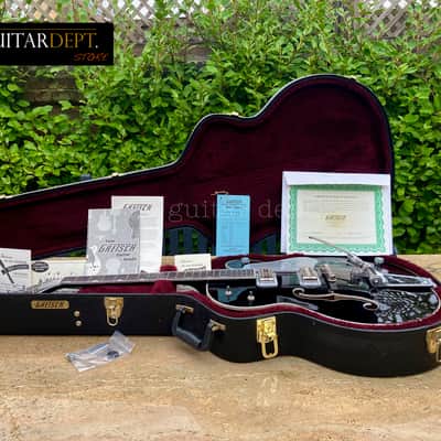 ♚AMAZING♚RARE♚ 2012 GRETSCH G-6136 SILVER FALCON ♚ Real Mother Pearl ! ♚ FULL 2.75" Depth! image 2