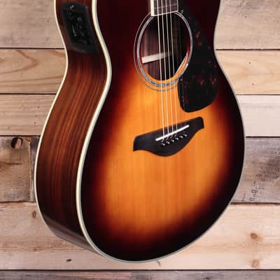 Yamaha FSX830C Acoustic/Electric Guitar Brown Sunburst image 2