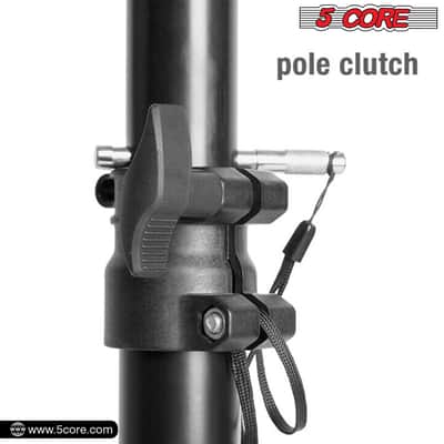 5 Core Speaker Stand Tripod Heavy Duty Adjustable 48" Universal Mount for PA DJ Studio image 4