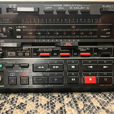 Vintage Pioneer CT-V70 Dual Cassette Deck 1986 - Black image 10