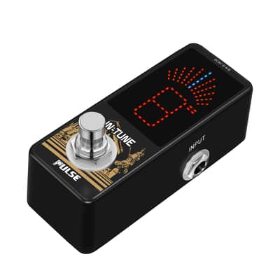 Pulse Technology IN TUNE Chromatic Tuner Pedal True Bypass Large Display for Guitar Bass etc image 4