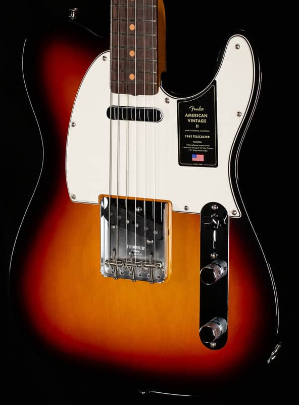 Fender American Vintage II 1963 Telecaster Rosewood Fingerboard 3-Color Sunburstrst (320) image 1