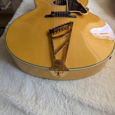 D'Angelico EX-63 Archtop Non-Cutaway with Stairstep Tailpiece 2010s - Natural image 2