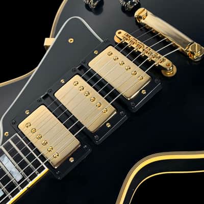 2025 Gibson Les Paul Custom '57 Triple Pickup Custom Shop VOS ~ Ebony image 5
