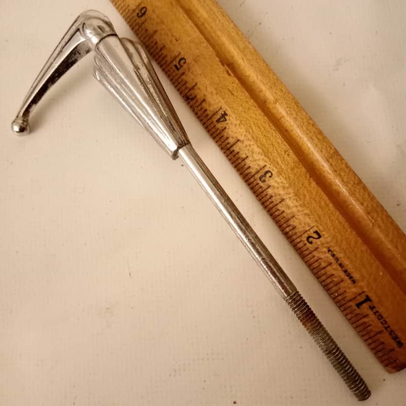 Premier 1+ Bass Drum 5 1/2" Tension T-Rod+Claw Vintage 60s Elite Chrome Set UK image 1
