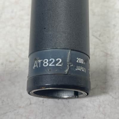 Audio-Technica AT822 X/Y Stereo Condenser Microphone *FOR PARTS*SEE DESCRIPTION* 2000s - Black image 2