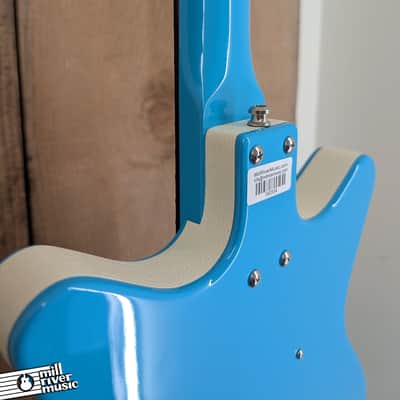 Danelectro '59M NOS+ Baby Blue Electric Guitar with Gig Bag - Used image 8
