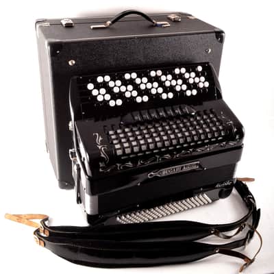 TOP Quality Chromatic Button Accordion Bugari Armando Super Cassotto Extra Banger Exclusive-120 bass image 2