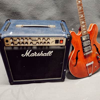 Marshall 6101 30th Anniversary Series 3-Channel 100-50-25-Watt 1x12" Guitar Combo 1992 - 1997 - Blue image 1