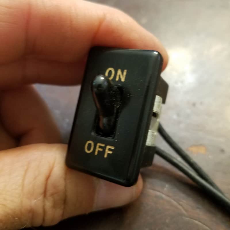 Hammond L100 On-Off Power switch L102 Organ 1961 - Black image 1