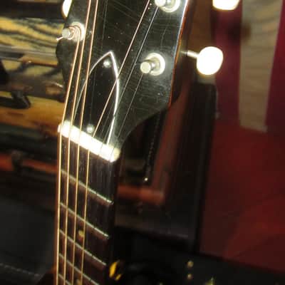 1983 Epiphone FT-45 Cortez Sunburst EARLY Fat Neck w/ Nice Hard Case image 3