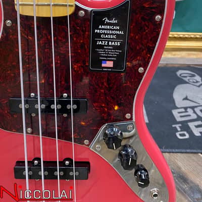 Fender American Professional Classic Jazz Bass, Maple Fingerboard, Faded Dakota Red Bild 5