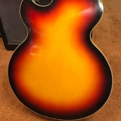 Univox Pro Hollowbody 1979 Sunburst image 3