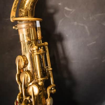 Martin Late 20's Low Pitch Alto Saxophone with Hardshell Case - Used image 13