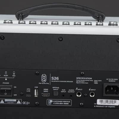 S26 Portable PA / Bluetooth Karaoke Speaker – Wireless Mic –Echo/Reverb – Anti-Feedback- 18-Month WRT image 7
