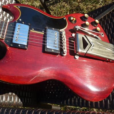 Gibson Les Paul Standard with Sideways Vibrola 1961 - 1962 - Cherry image 3