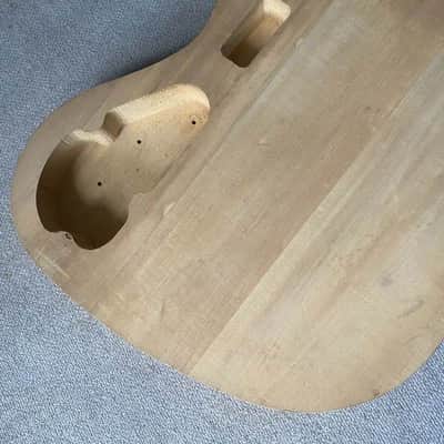 Basswood Unfinished 4 String Jazz Bass Style Body image 4