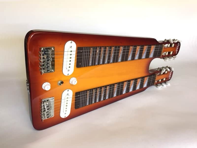 NEW CUSTOM DOUBLE NECK 6/6 ELECTRIC LAP STEEL GUITAR image 1