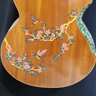 Blueberry NEW IN STOCK Handmade Acoustic Guitar Grand  Concert image 10