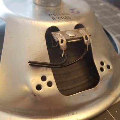 Utah 8" AlNiCo 8 Ohm SP8D-8 full-range speaker driver Micro Gap 1959 - paper cone image 9
