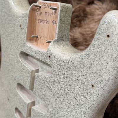 2023 Fender Custom Shop ‘65 NOS Stratocaster Loaded Body - Olympic White Sparkle image 12