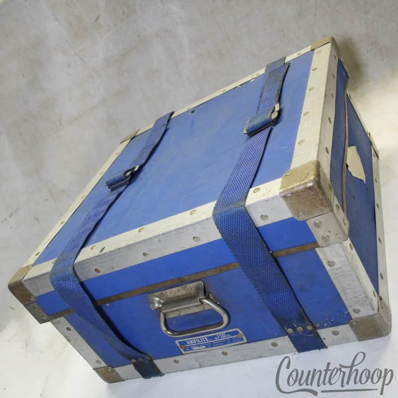 Anvilite 6.5x14"Snare Drum Case Hard Shell Blue Anvil CA USA Square Protection image 1