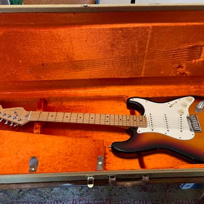 1996 Fender American Standard Stratocaster with Maple Fretboard 3-Color Sunburst image 1