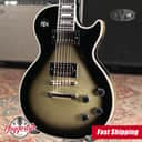 Epiphone Adam Jones 1979 Les Paul Custom Electric Guitar - Antique Silverburst with Hardshell Case