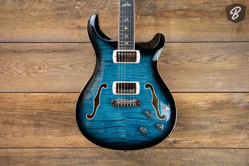 PRS SE Hollowbody II Piezo Electric Guitar - Peacock Blue image 1