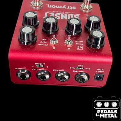 Strymon Sunset Dual Overdrive 2017 - Present - Red - X17567 image 2