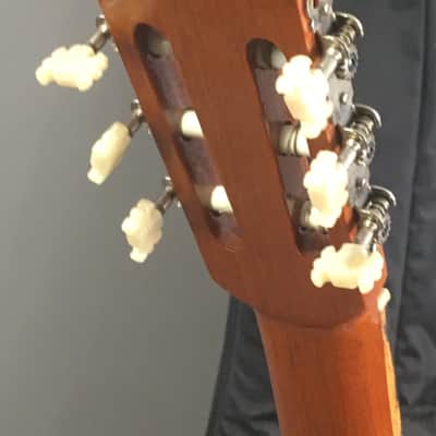Vintage Jose Luis Velazquez Classical Nylon String Spanish Guitar Made in Mexico Solid Woods Original Case image 5