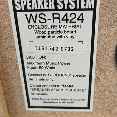 Fisher FISHER Speaker system 2 satellites 1 center channel image 5