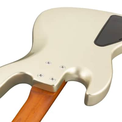 Sadowsky MetroExpress 21-Fret Hybrid P/J Bass, Morado Fingerboard, 4-String - Solid Champagne Metallic High Polish image 6