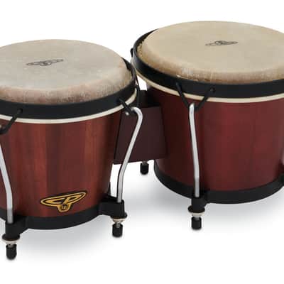 Latin Percussion LP CP Trad 6" -7" Bongo Oak Dark Wood Black (CP221-DW) image 2