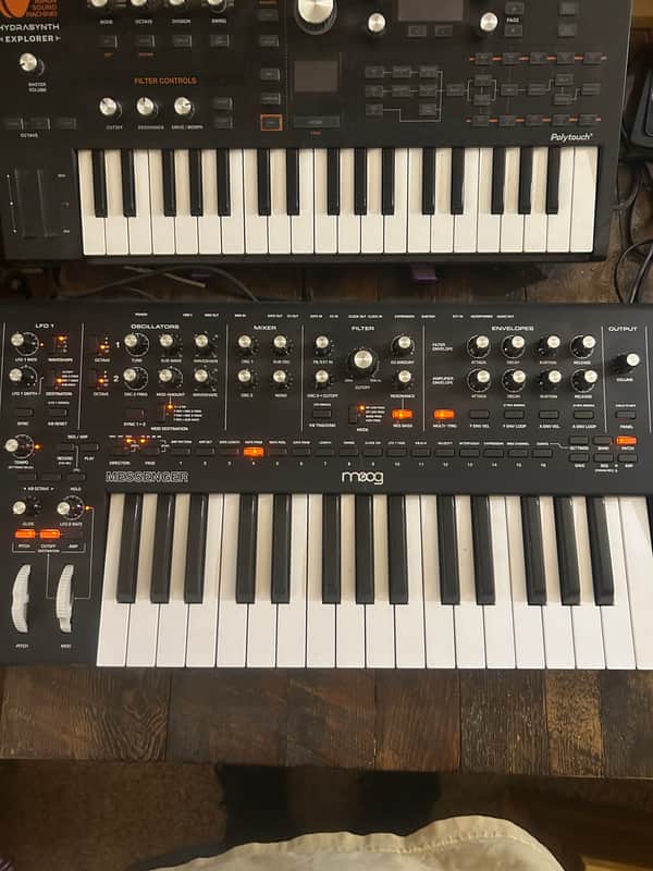 Moog Messenger 32-Key Monophonic Synthesizer 2025 - Present - Black image 1