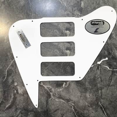 Made In USA 3 Ply White Pickguard for 1965-1970 Gibson Non Reverse 3 P90 Firebird w/ Sliding Switch & Decal OPTION 2 image 4