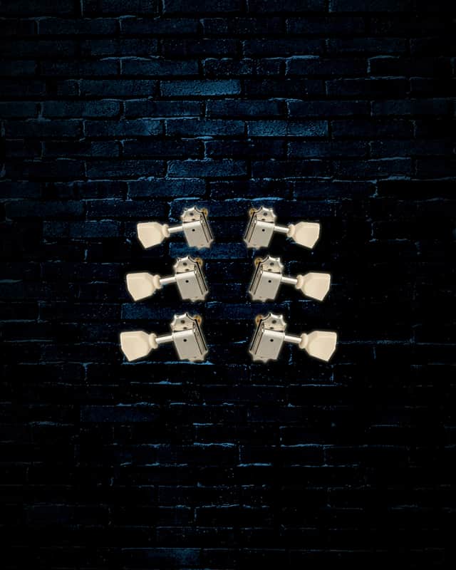PRS Vintage Style Tuning Machines (6) - Nickel image 1