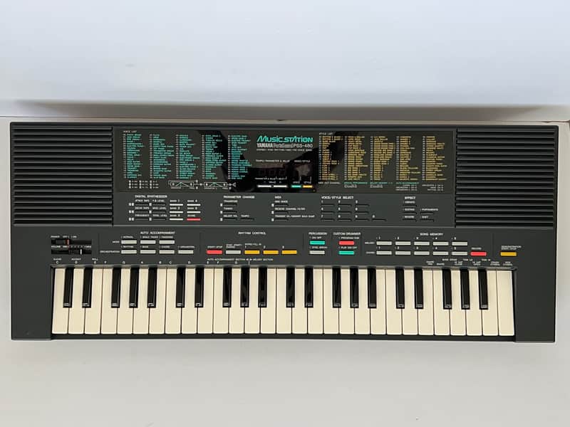 Yamaha PSS-480 1988 Music Station 2 OP FM Synthesizer Keyboard image 1