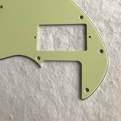 For Fender US Telecaster Thinline/Tele 69 PAF Guitar Pickguard,3 Ply Vintage Green image 2