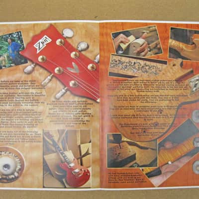 Zuni Custom Guitars and Amplifiers Brochure 2008 image 3