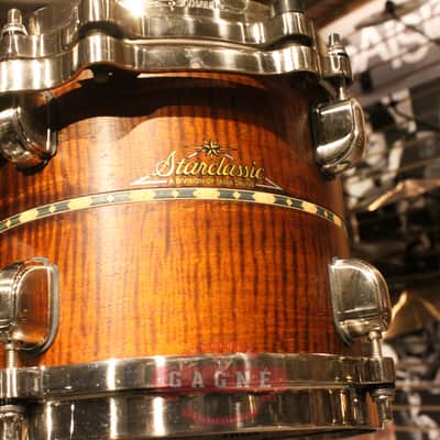 Tama Starclassic Bubinga Limited 6-piece Hawaiian Koa Drum Set image 6