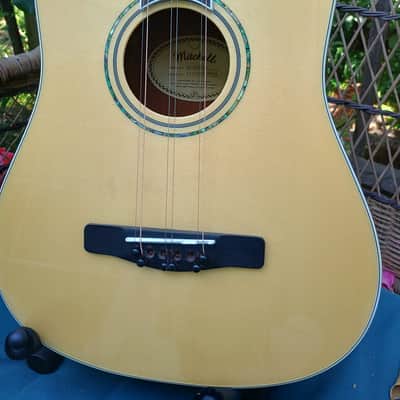Cuban Tres/Tres Cubano Conversion of Mitchell  DJ 120-N travel guitar image 3